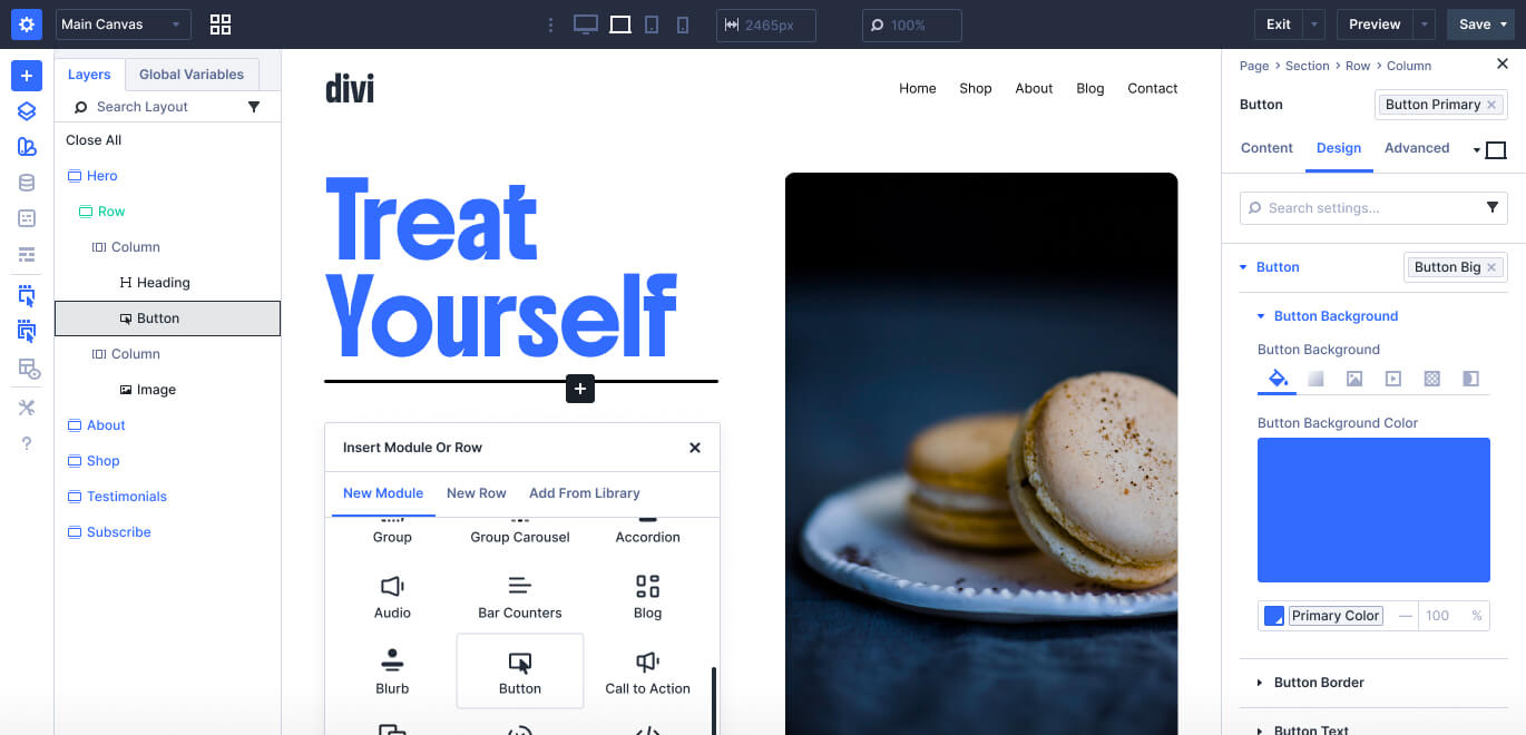 LaunchForge Builder UI Drag and Drop